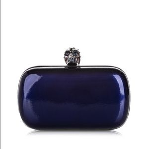 NIB w/tags Alexander McQueen Skull Box Clutch